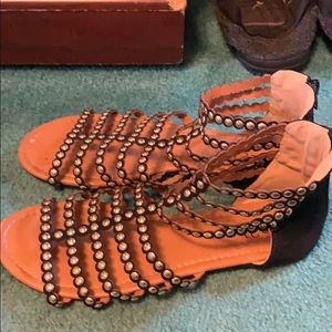 Women’s ankle wrapped sandals